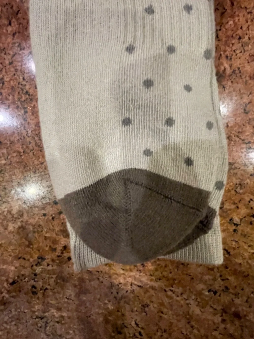 NEW! Men's Pact Seagrass Castor Dot Premium Crew Socks Shoe Size: 9-13 (2 Pair)